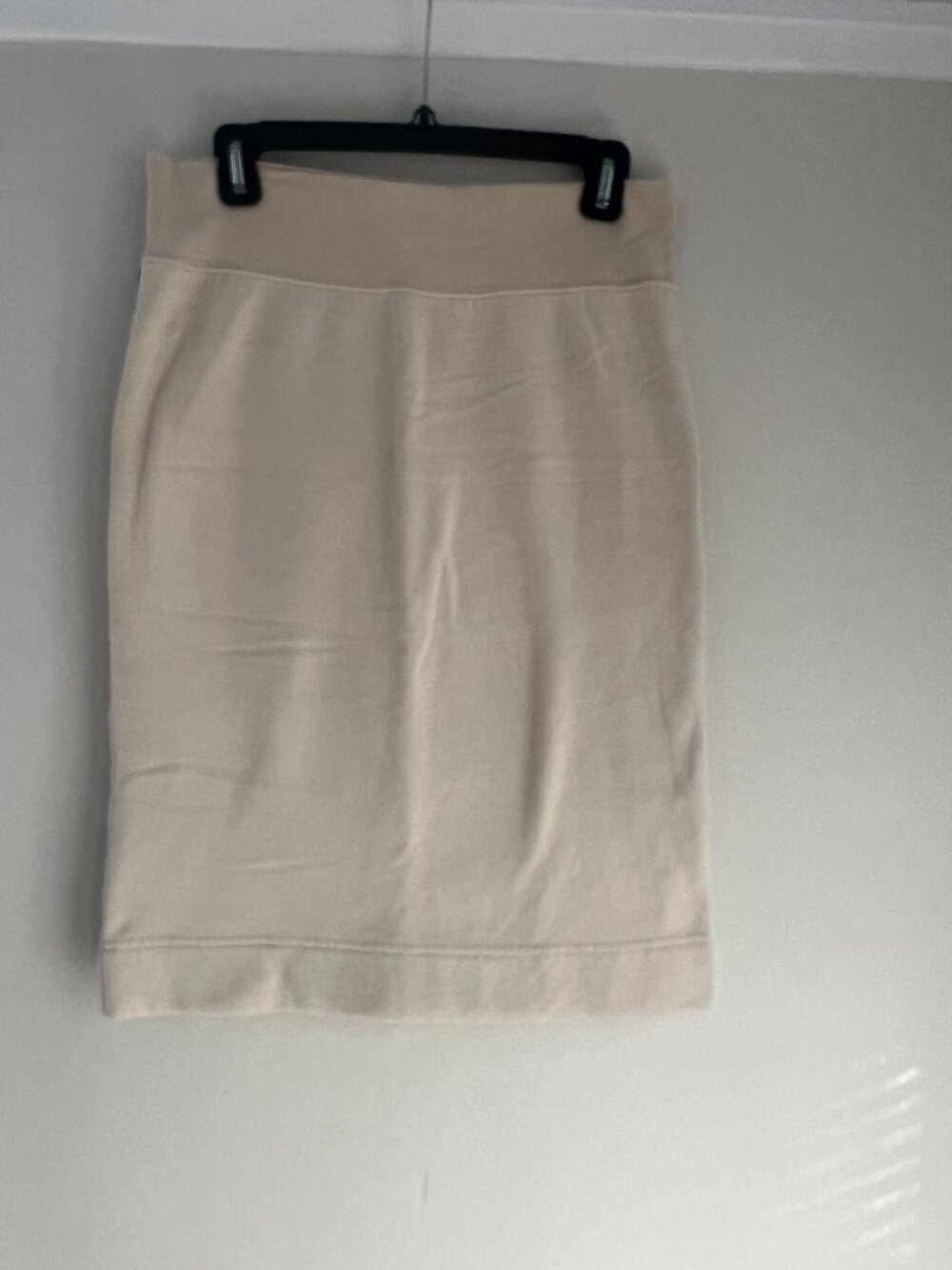 Hard Tail Cotton Jersey Off White Cream A Line Skirt